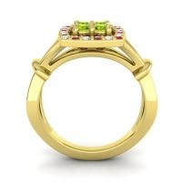 Simple Pave Cushion Pattaka Ring