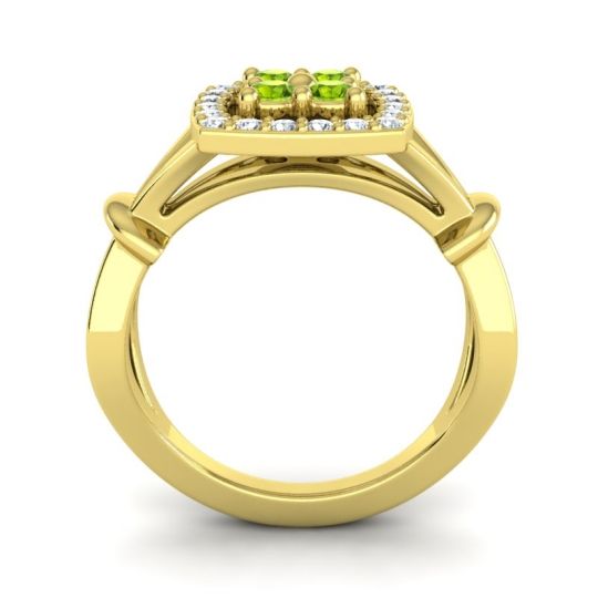 Simple Pave Cushion Pattaka Ring