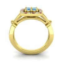 Simple Pave Cushion Pattaka Ring