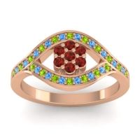 Simple Floral Pave Siktha Ring