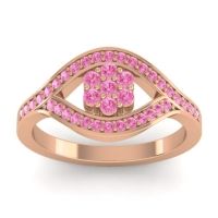 Pink Tourmaline Fashion Ring In 14K Rose Gold – Siktha Simple Ring