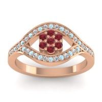 Simple Floral Pave Siktha Ring