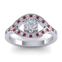 Simple Floral Pave Siktha Ring