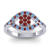 Simple Floral Pave Siktha Ring