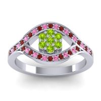 Simple Floral Pave Siktha Ring