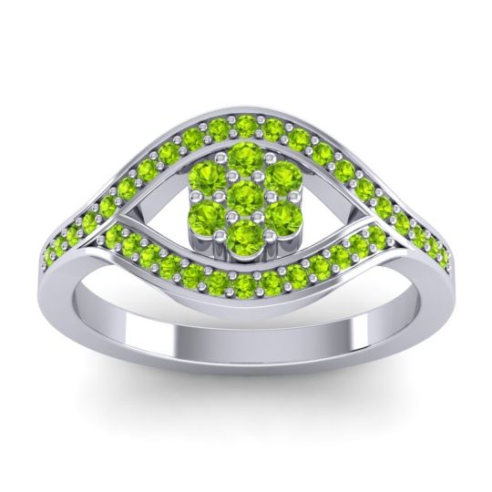 Simple Floral Pave Siktha Ring