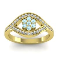 Simple Floral Pave Siktha Ring