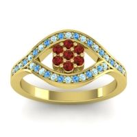 Simple Floral Pave Siktha Ring