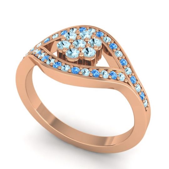 Simple Floral Pave Siktha Ring