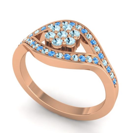 Simple Floral Pave Siktha Ring