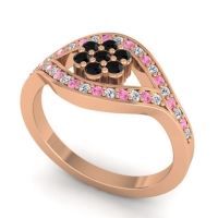 Simple Floral Pave Siktha Ring