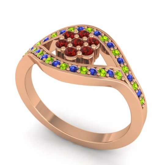 Simple Floral Pave Siktha Ring
