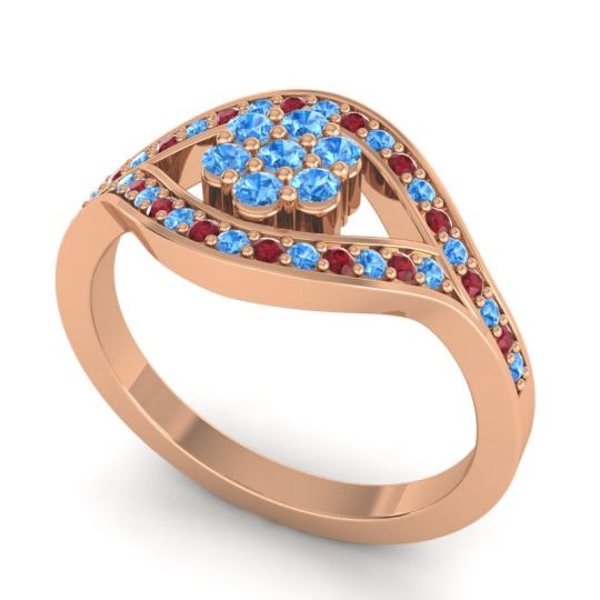 Simple Floral Pave Siktha Ring