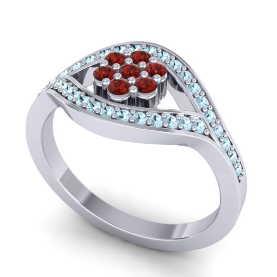 Simple Floral Pave Siktha Ring