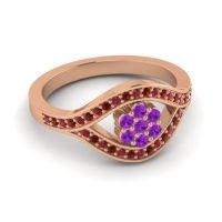 Simple Floral Pave Siktha Ring
