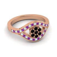 Simple Floral Pave Siktha Ring