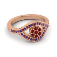 Simple Floral Pave Siktha Ring