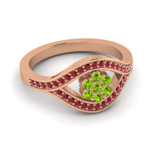 Simple Floral Pave Siktha Ring