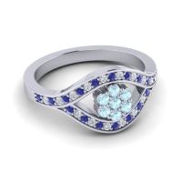 Simple Floral Pave Siktha Ring
