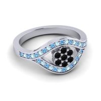 Simple Floral Pave Siktha Ring