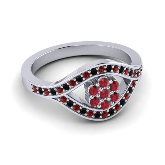 Simple Floral Pave Siktha Ring