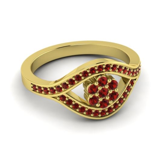 Simple Floral Pave Siktha Ring