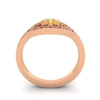 Simple Floral Pave Siktha Ring