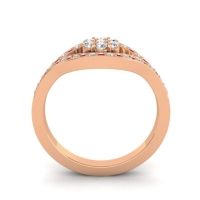 Simple Floral Pave Siktha Ring