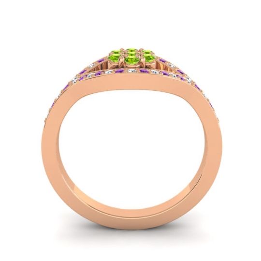 Simple Floral Pave Siktha Ring