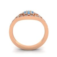 Simple Floral Pave Siktha Ring