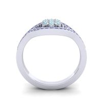 Simple Floral Pave Siktha Ring