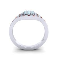 Simple Floral Pave Siktha Ring