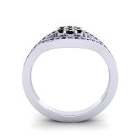 Simple Floral Pave Siktha Ring