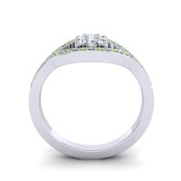 Simple Floral Pave Siktha Ring