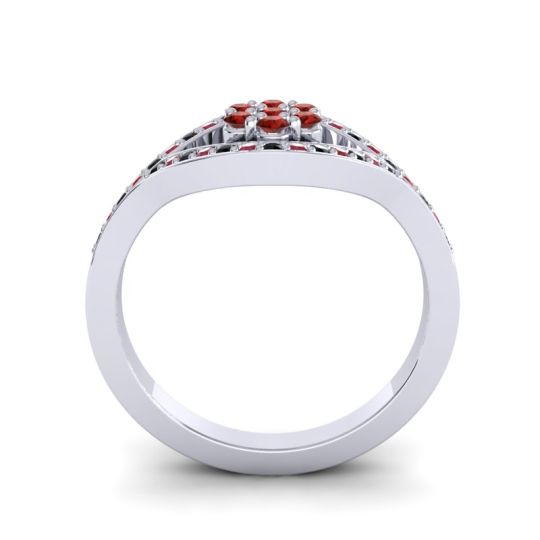Simple Floral Pave Siktha Ring