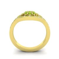 Simple Floral Pave Siktha Ring