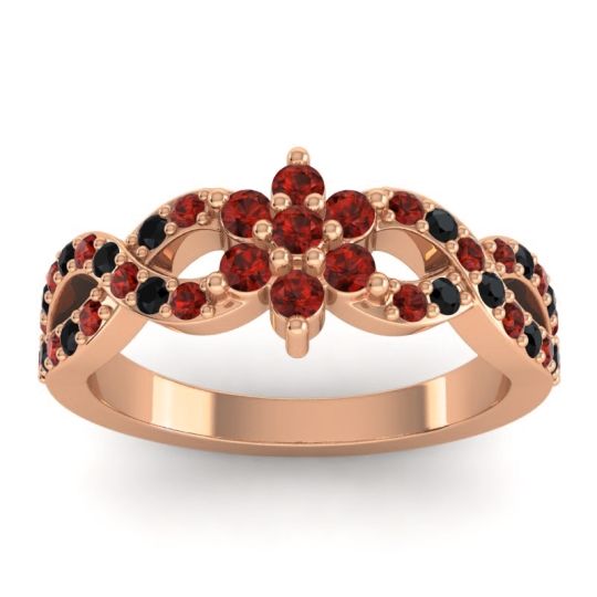 Simple Floral Pave Nalini Ring