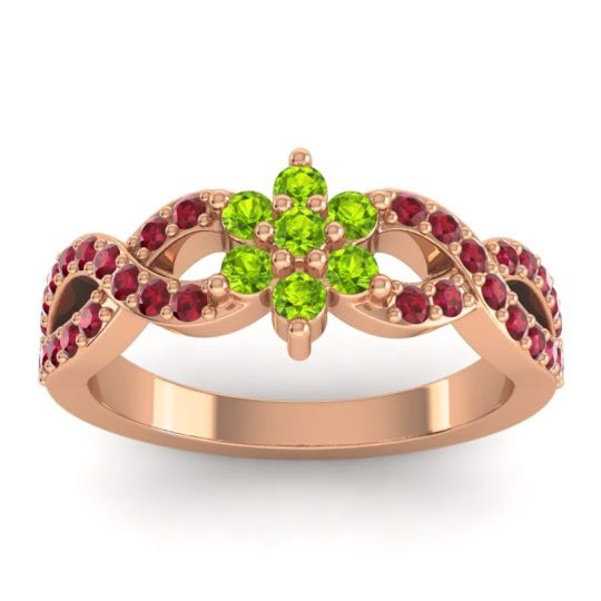 Simple Floral Pave Nalini Ring