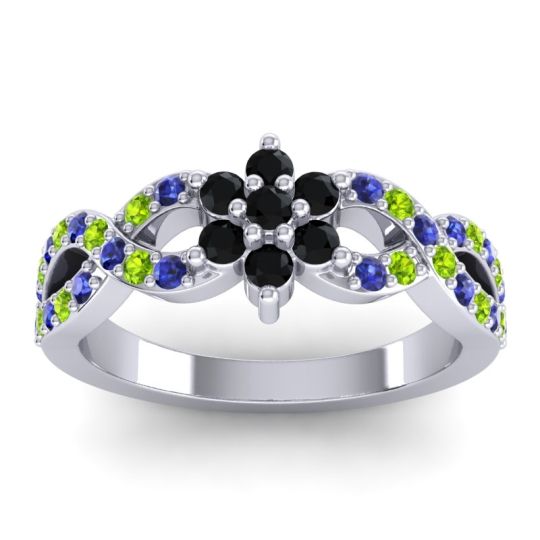 Simple Floral Pave Nalini Ring