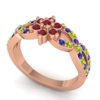 Simple Floral Pave Nalini Ring
