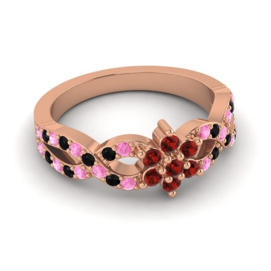 Simple Floral Pave Nalini Ring