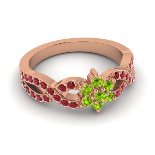 Simple Floral Pave Nalini Ring