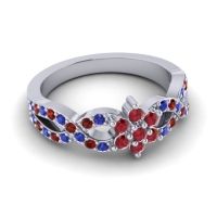Simple Floral Pave Nalini Ring