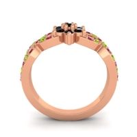 Simple Floral Pave Nalini Ring