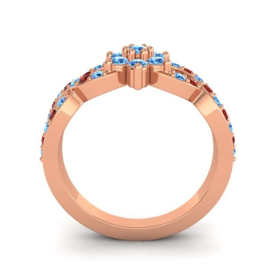 Simple Floral Pave Nalini Ring