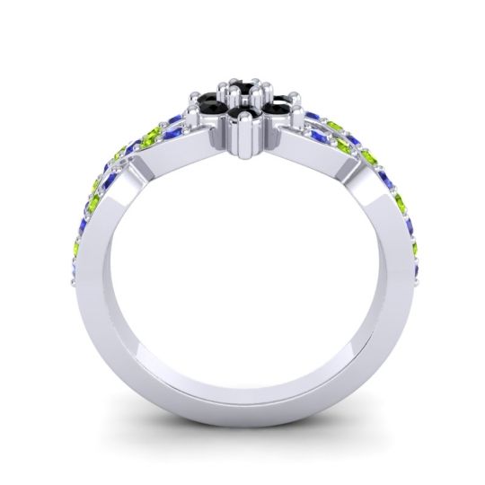 Simple Floral Pave Nalini Ring