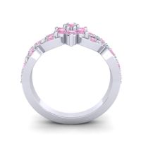 Simple Floral Pave Nalini Ring