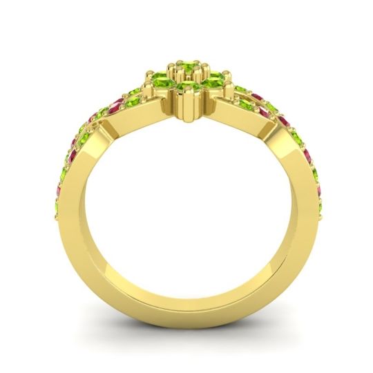 Simple Floral Pave Nalini Ring