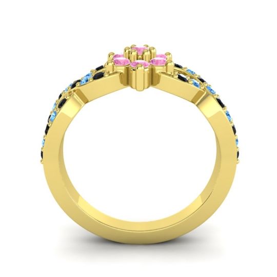 Simple Floral Pave Nalini Ring