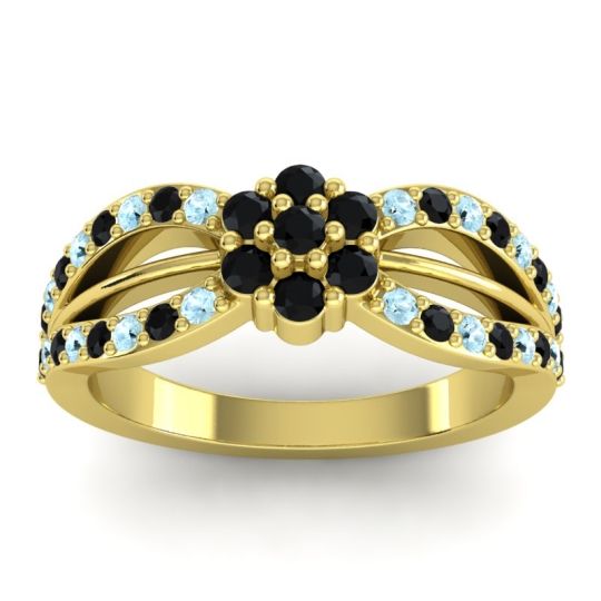 Simple Floral Pave Kalikda Ring